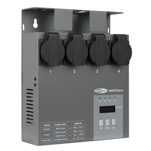 'Showtec MultiSwitch DMX-512 a 4 canali. switchpack'
