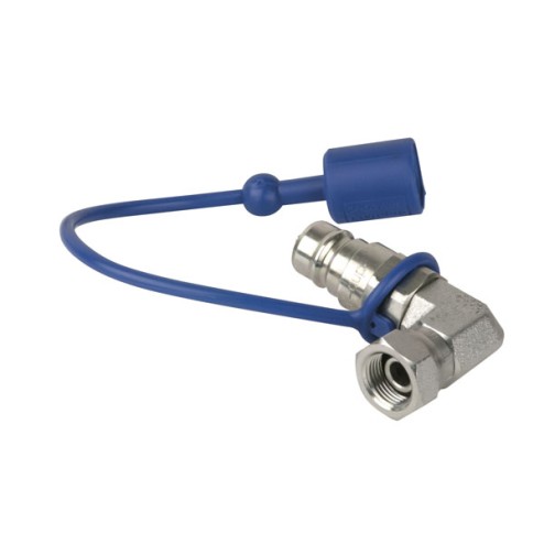 'Showtec CO2 90° 3/8 to Q-lock adapter male '