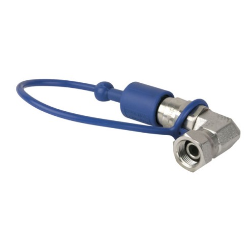 'Showtec CO2 90° 3/8 to Q-lock adapter male '