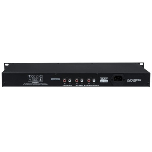 'DAP-Audio UBR-180BT Lettore registratore USB Bluetooth 1U'