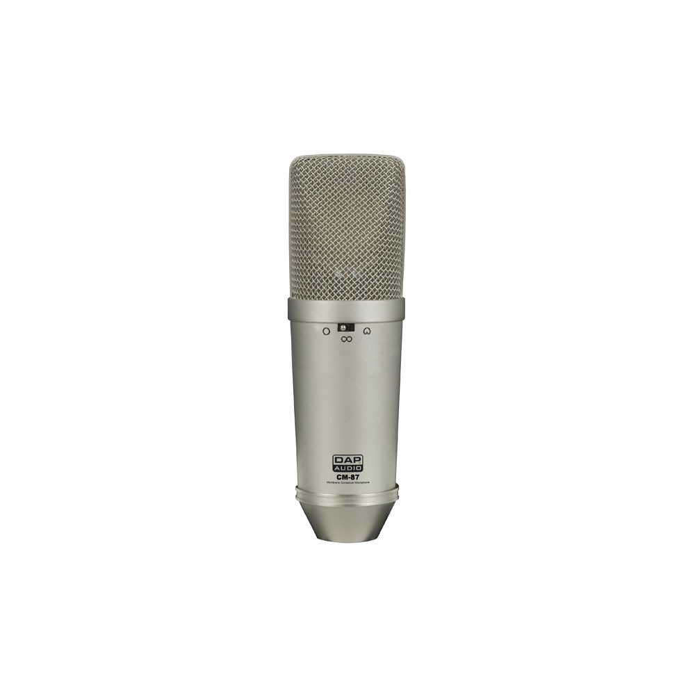 'DAP-Audio CM-87 Microfono a condensatore con ampia membrana'