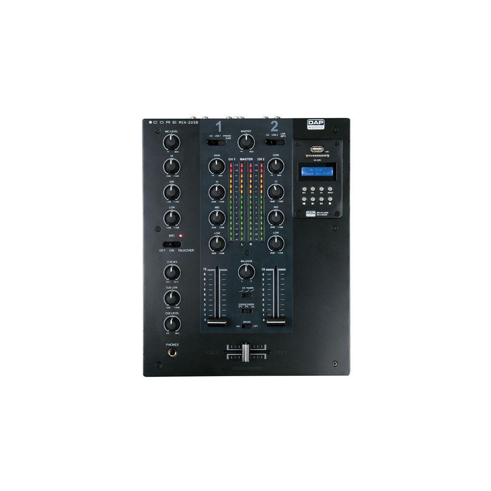 'DAP-Audio CORE MIX-2 USB Mixer per DJ a 2 canali con interfaccia USB'
