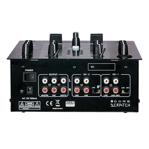 'DAP-Audio CORE Scratch Mixer da DJ a 2 canali'