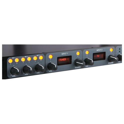 'DAP-Audio Compact 9.2 Mixer installazione 1U 9 canali, 2 zone'