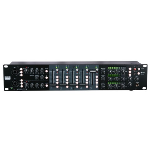 'DAP-Audio IMIX-7.3 Mixer installazione 2U 7 canali, 3 zone'