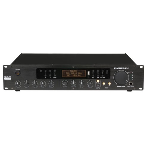 'DAP-Audio ZA-9120TU Amplificatore a zone, 100V, 120W'