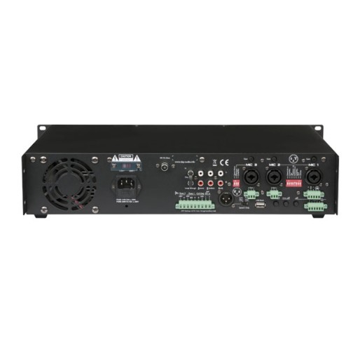 'DAP-Audio ZA-9120TU Amplificatore a zone, 100V, 120W'
