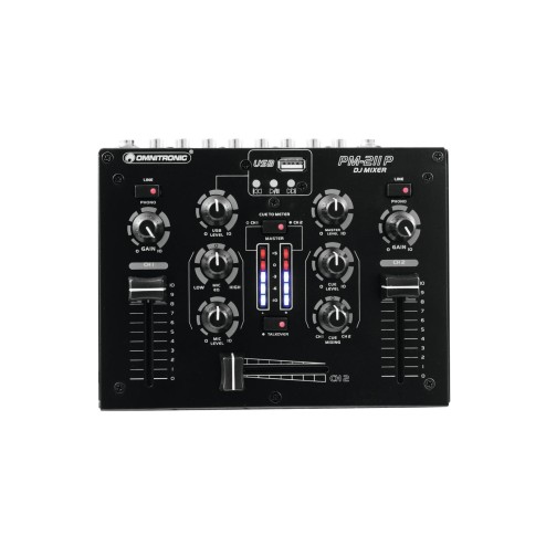 OMNITRONIC PM-211P Mixer DJ con Player