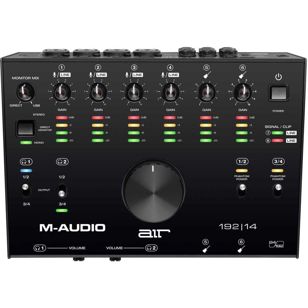 M-AUDIO AIR 192|14 Interfaccia audio usb audio/midi con 8 in 4 out