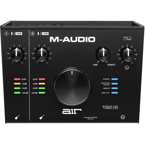 M-AUDIO AIR 192|6 Interfaccia audio usb audio/midi con 2 in 4 out