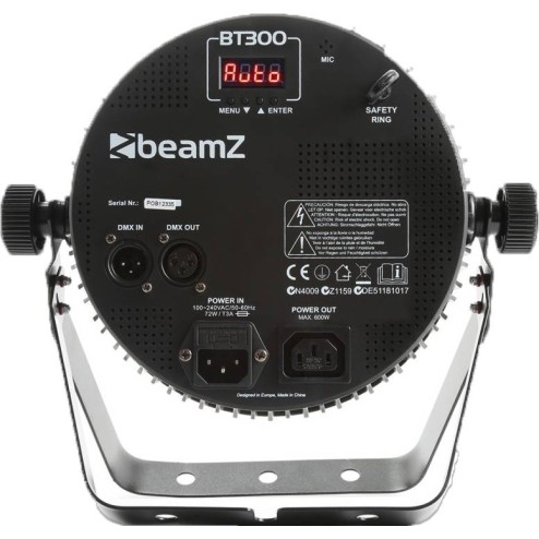 BEAMZ BT300 Faro LED Flat PAR HEX DMX IRC