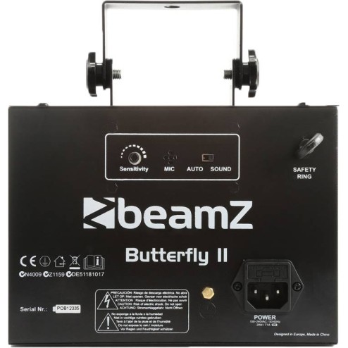 BEAMZ LED 24 BUTTERFLY II Faro LED RGBAWP-IRC
