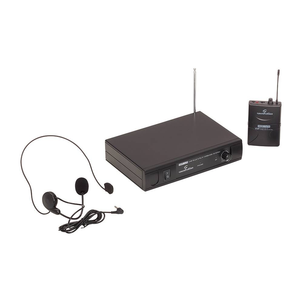 RADIOMIC. VHF SOUNDSATION WF-V11PA BODYPACH + HEADSET 213.00MHz