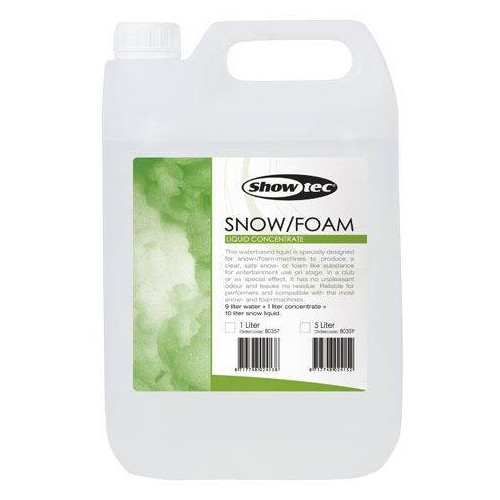 SHOWTEC SNOW/FOAM LIQUID 5L Liquido della neve