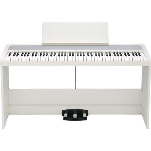 KORG B2SP-WH Pianoforte digitale a 88 tasti con supporto e pedali