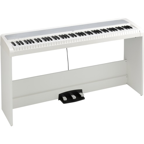 KORG B2SP-WH Pianoforte digitale a 88 tasti con supporto e pedali
