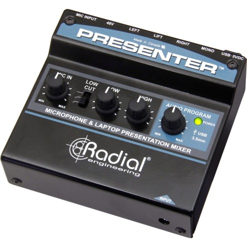 RADIAL ENGINEERING PRESENTER Mixer/preamplificatore microfonico