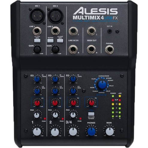 ALESIS MULTIMIX 4 USB FX Mixer a 4 canali