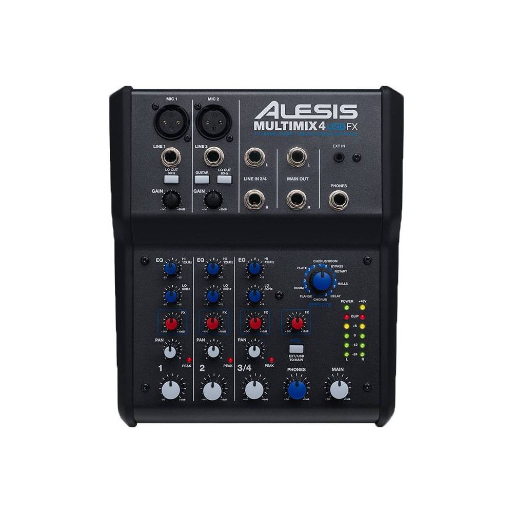 ALESIS MULTIMIX 4 USB FX Mixer a 4 canali