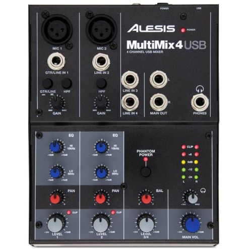 ALESIS MULTIMIX 4 USB Mixer a 4 canali