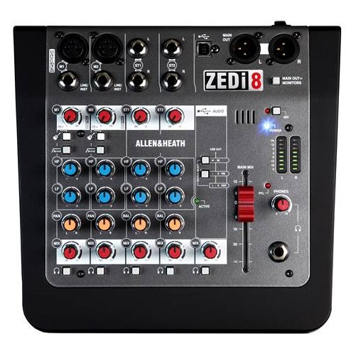 ALLEN & HEATH ZEDi 8 Mixer con interfaccia audio