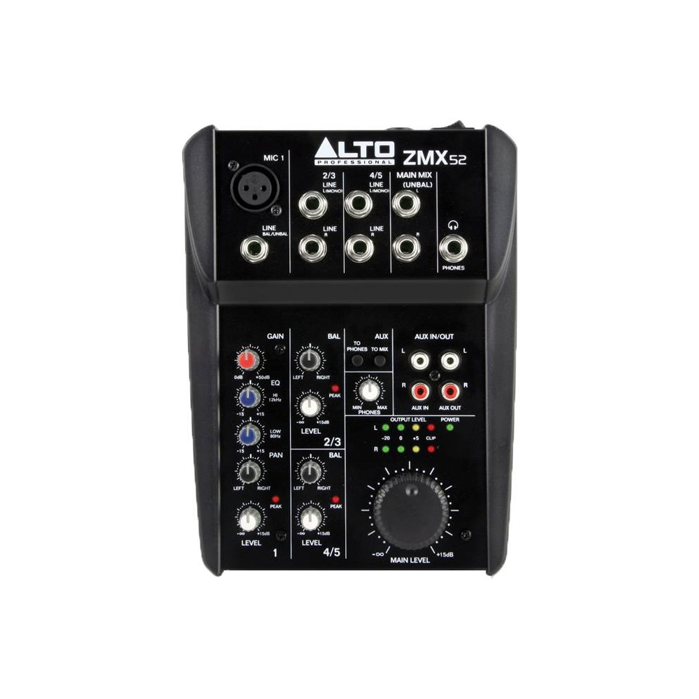 ALTO PROFESSIONAL ZEPHYR ZMX52 Mixer a 3 canali