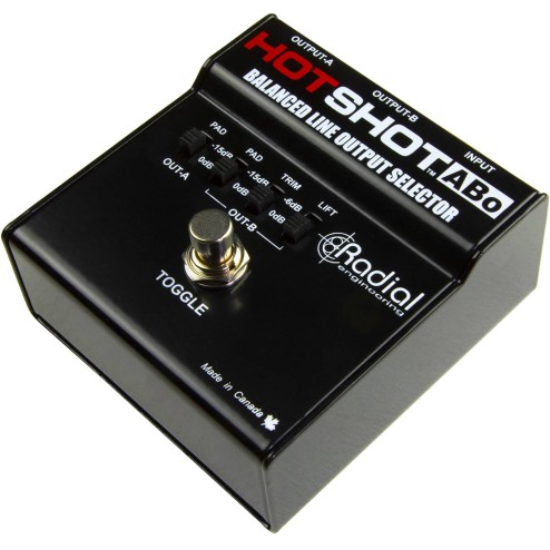 RADIAL ENGINEERING HOT SHOT ABO Footswitch per uscite bilanciate