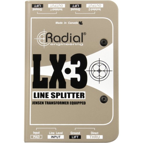 RADIAL ENGINEERING LX3 Splitter di linea passivo