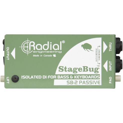 RADIAL ENGINEERING STAGEBUG SB 2 DI box passiva per bassi e tastiere