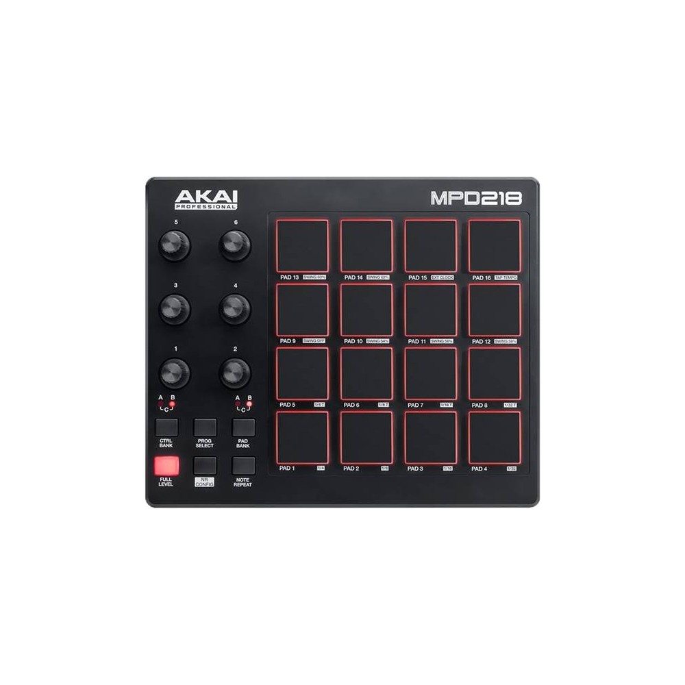 AKAI PROFESSIONAL MPD218 Controller MIDI a 16 pad