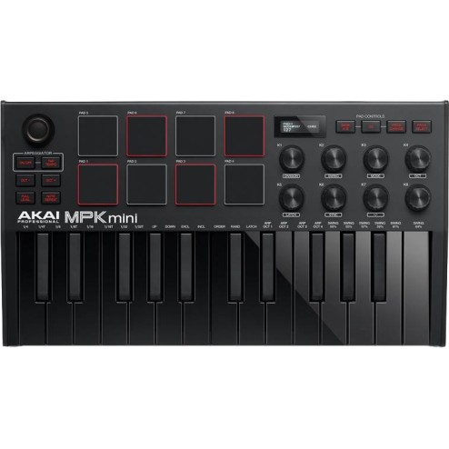 AKAI PROFESSIONAL MPK MINI MKIII BLACK Tastiera MIDI a 25 tasti