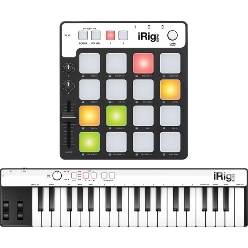IK MULTIMEDIA IRIG KEYS + IRIG PAD Bundle tastiera MIDI e controller pad