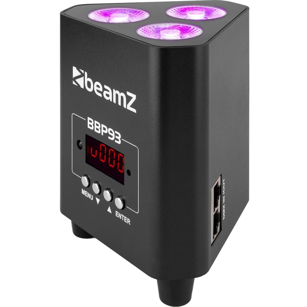 BEAMZ BBP93 Uplight Par 3x10W a batteria