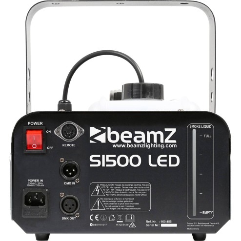 BEAMZ S1500LED Macchina del fumo 9x3 W RGB DMX