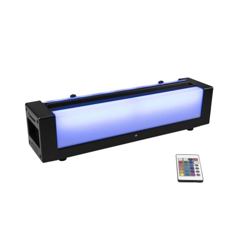 EUROLITE AKKU Bar-6 Glow QCL Barra LED inclinabile alimentata a batteria con LED 4in1 e QuickDMX