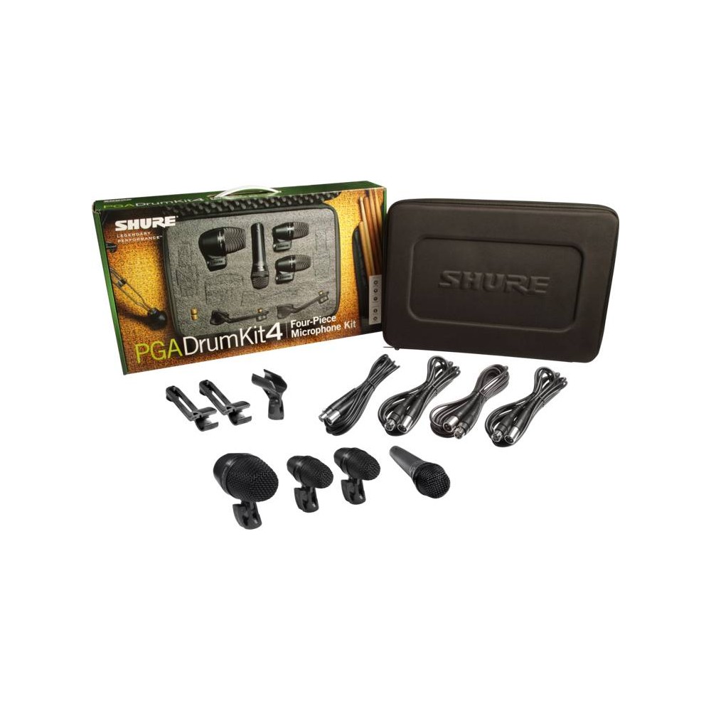 SHURE PGADRUMKIT4 Kit da 4 microfoni per batteria