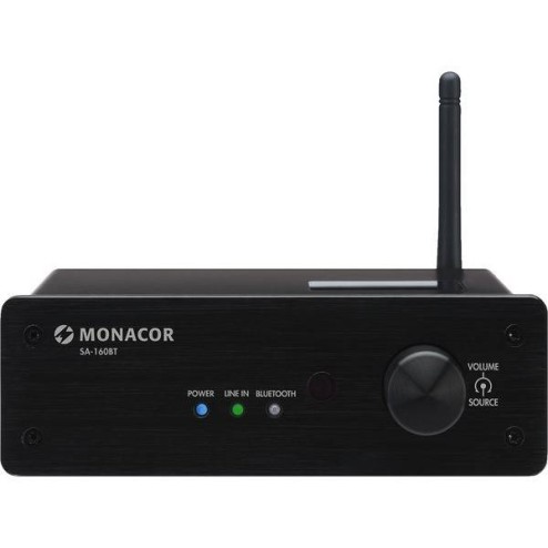 MONACOR SA-160BT Amplificatore 2 x 30W con Bluetooth