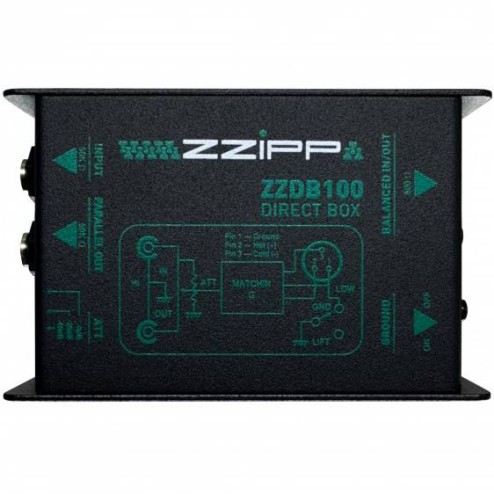ZZIPP ZZDB100 DI box passiva a 1 canale