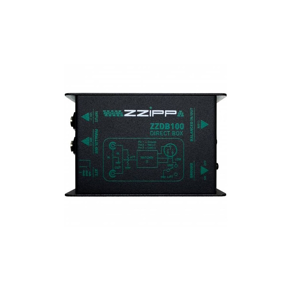 ZZIPP ZZDB100 DI box passiva a 1 canale