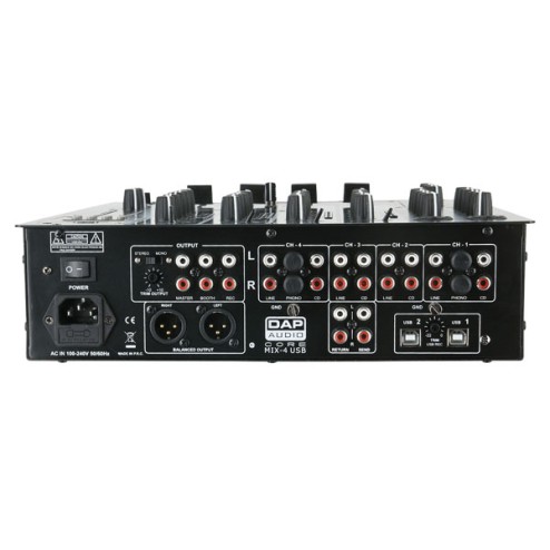 'DAP-Audio CORE MIX-4 USB Mixer per DJ a 4 canali con interfaccia USB'
