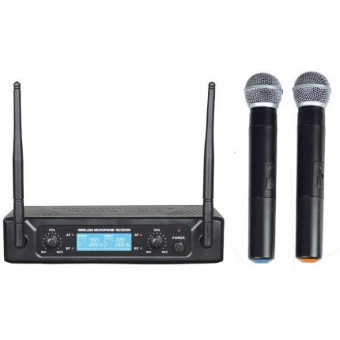 ZZIPP TXZZ502 Set doppio radiomicrofono UHF a frequenza fissa