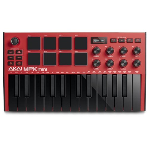 AKAI PROFESSIONAL MPK MINI MKIII RED Tastiera MIDI a 25 tasti