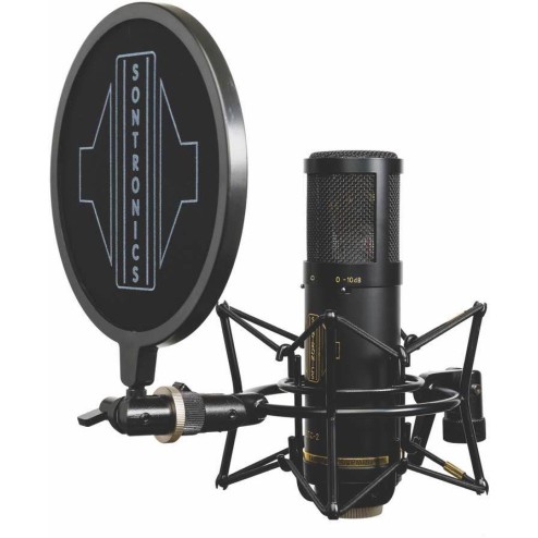 SONTRONICS STC-2 PACK BLACK Bundle microfono condensatore cardioide