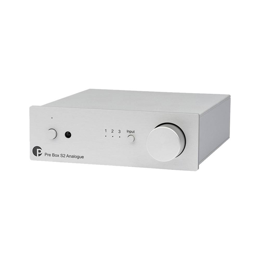 PRO-JECT PRE BOX S2 ANALOGUE Preamplificatore Line Stereo Argento