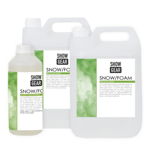 Showgear Snow/Foam Concentrate 5 litre A base d'acqua