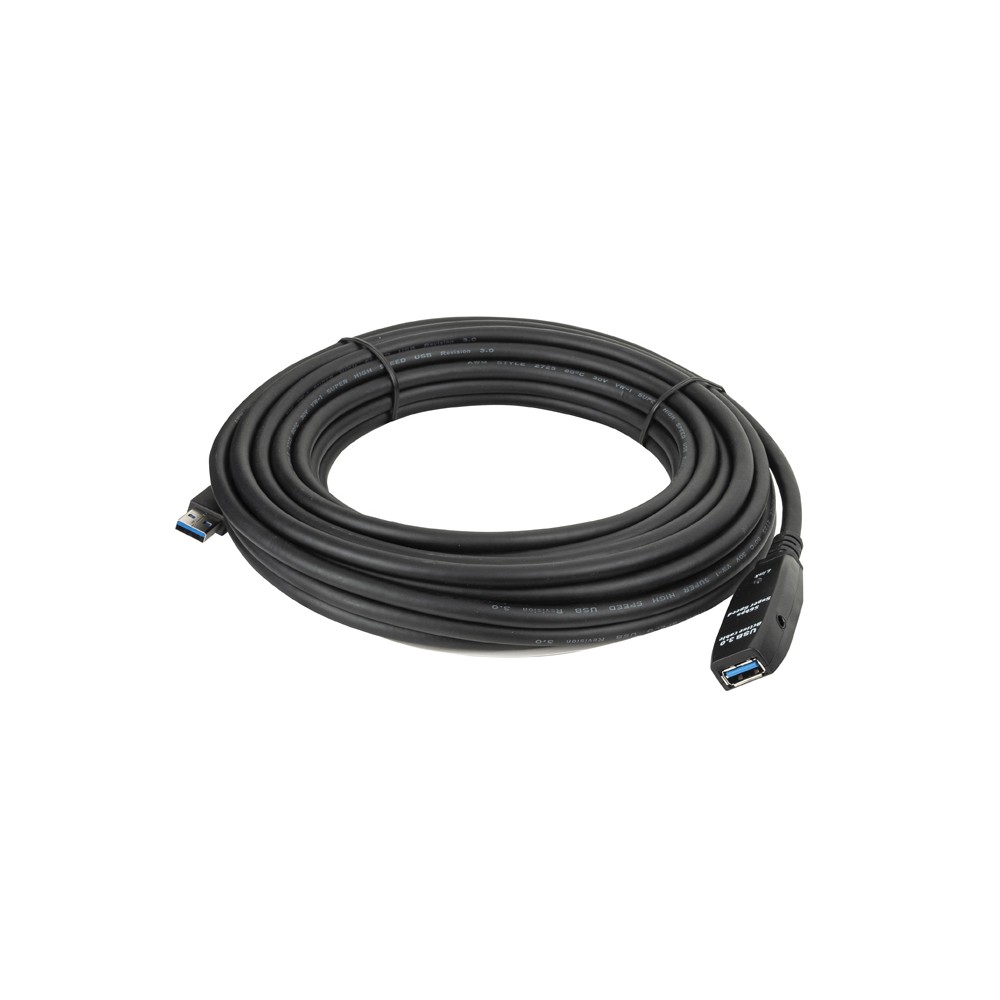 DAP USB 3.0 Active Extension Cable black, male - female 10 m, nero, maschio - femmina