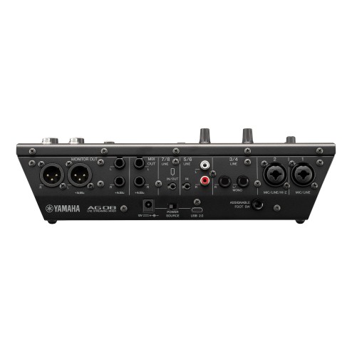 Yamaha AG08 Live Streaming Mixer Nero