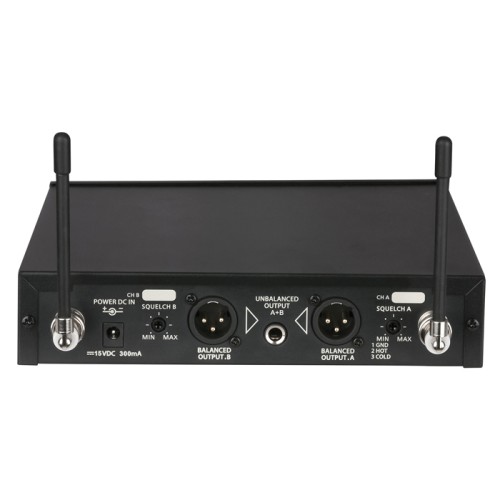 DAP COM-42 Set microfono wireless UHF, 2 canali