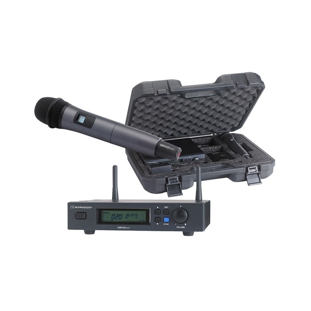 set-including-a-uhf-true-diversity-receiver-and-a-handheld-microphone-in-its-transport-case