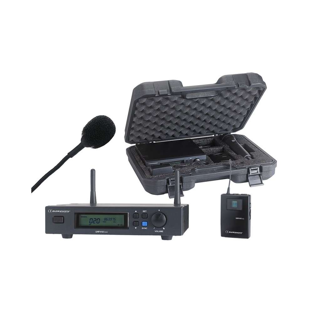 set-including-a-uhf-true-diversity-receiver-a-bodypack-and-a-lavalier-microphone-in-their-transport-case